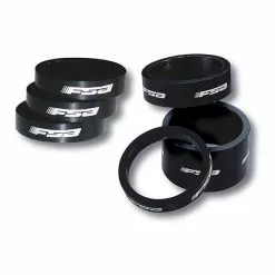 Entretoise FSA Aluminium 1-1/8  20 Mm Noir